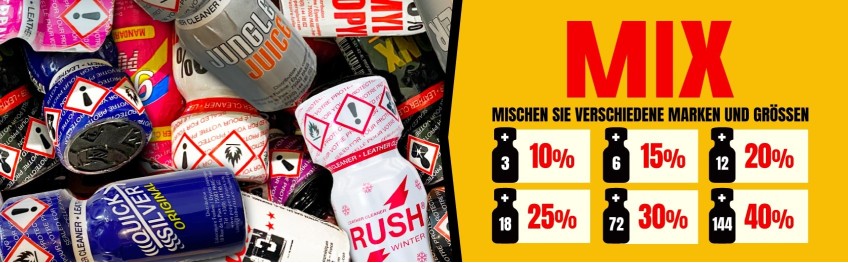 Poppers Medium kaufen — 15ml bis 18ml | alle Marken ab 8,90€ | kaufen-poppers.de