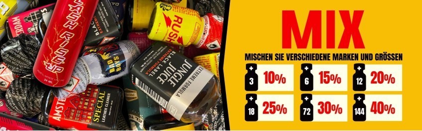 Mix Poppers kaufen — Nitrit-Mischungen Amyl, Propyl & Pentyl | kaufen-poppers.de